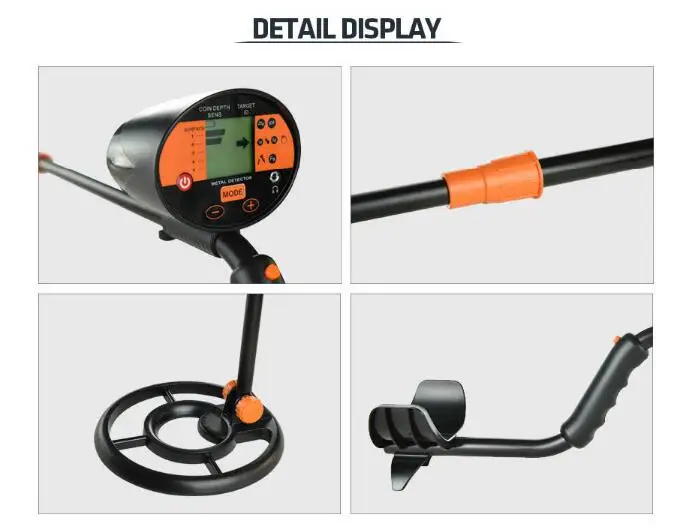 Подземный металлоискатель MD-3060 чувствительный Регулируемый металлоискатель MD3060 золото и серебро Охотник за сокровищами