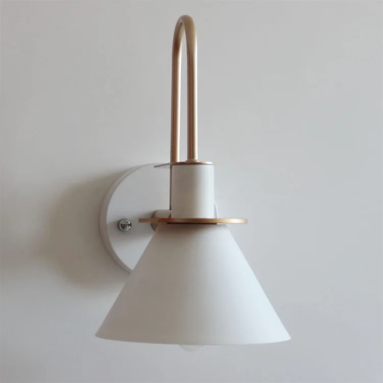 Post Modern Wall Lights Sconce Creative Iron Horn LED Nordic Simple Modern Wall Light For Bedside Wall Lamp Home Indoor Lighting Fixture E27 E26 (7)