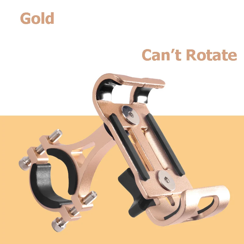 Bicycle Phone Holder Aluminum Alloy 3.5-6.5inch Cell Phone Motorcycle Clip Universal Handlebar Stand Mount GPS Bracket PA0123 (9)