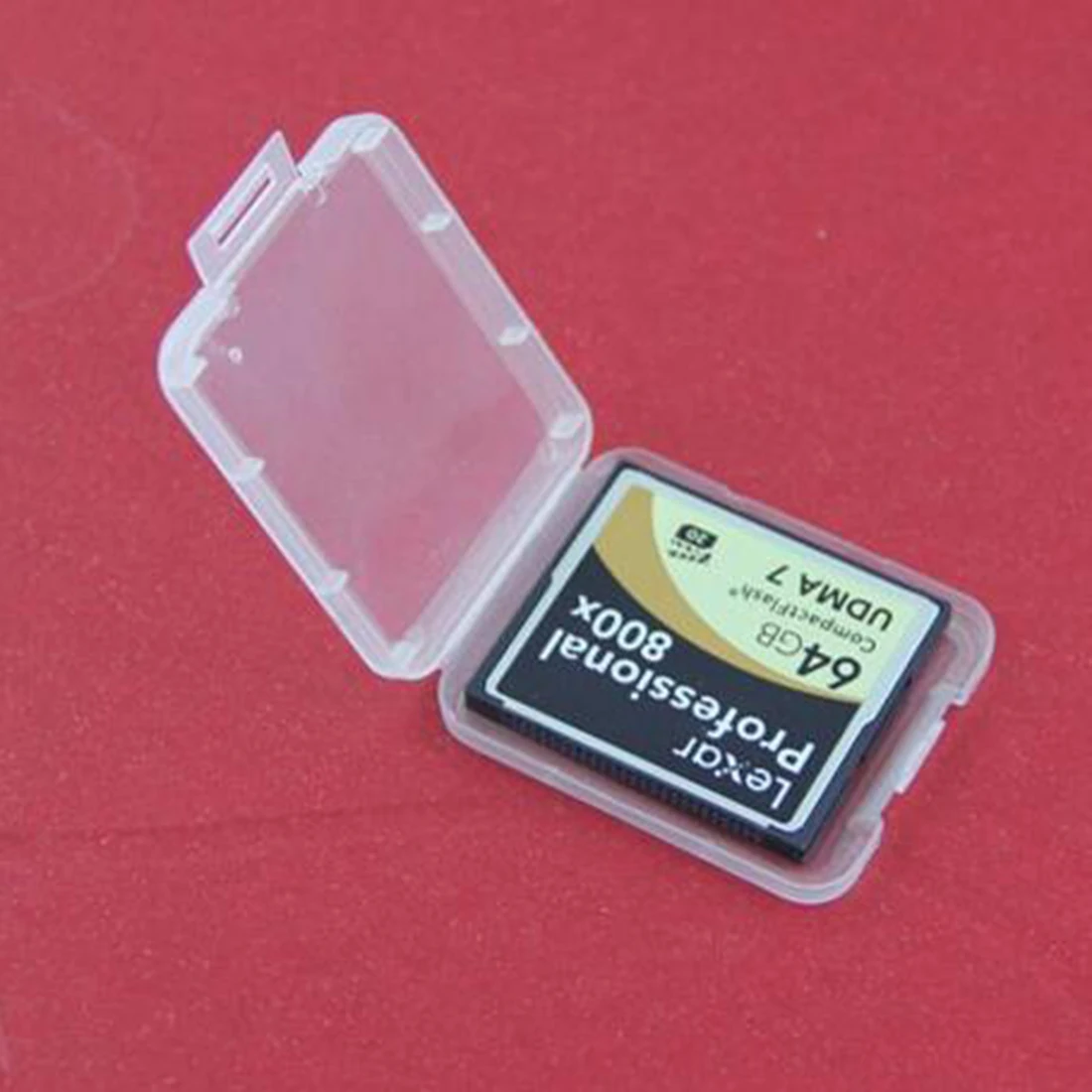 

NOYOKERE 10 Pcs CF card box memory card case Compact Flash Card Case Transparent Eco-friendsly Plastic Case
