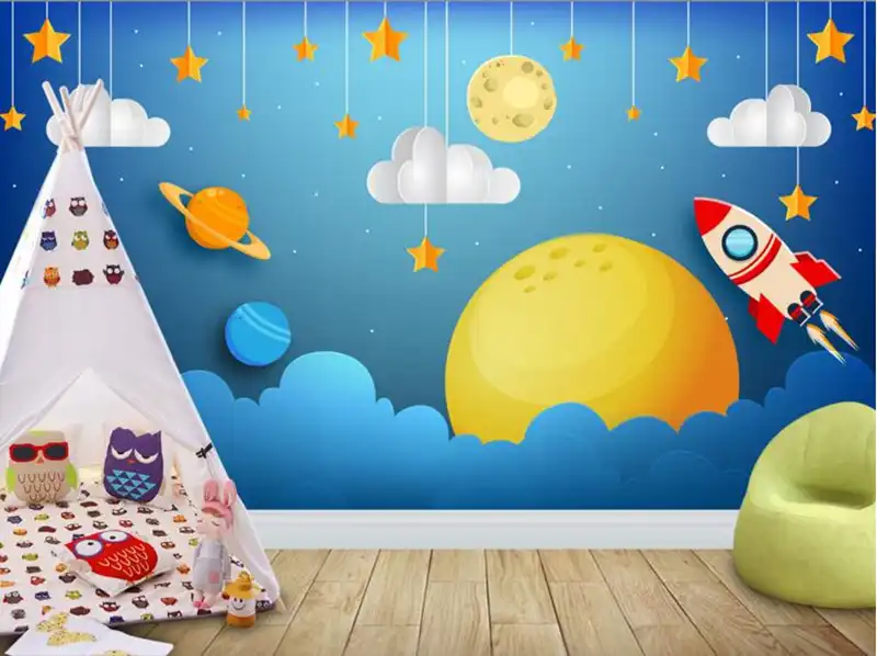 Baby Wallpapers Custom Mural Wallpaper Fantasy Space ...