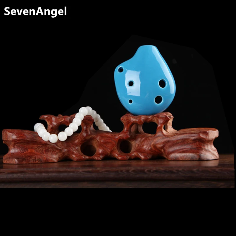SevenAngel 6 отверстий Ocarina Soprano C Ключ керамическая Flauta для детей студентов обучающая