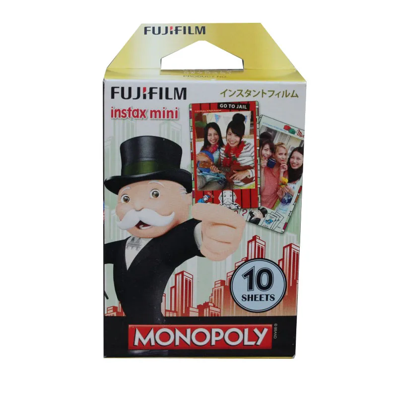 Ограниченная серия Fuji Плёнки Instax Mini 8 10 шт. Монополия Фотобумага для 9 50 s 7 90 25 Share SP-1