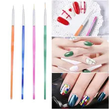 4 шт. ручка для дизайна ногтей Ультрафиолетовый гель для ногтей Цветочная линия сетка маникюрные принадлежности для украшения дизайн для ногтей аксессуары кисточки для маникюра