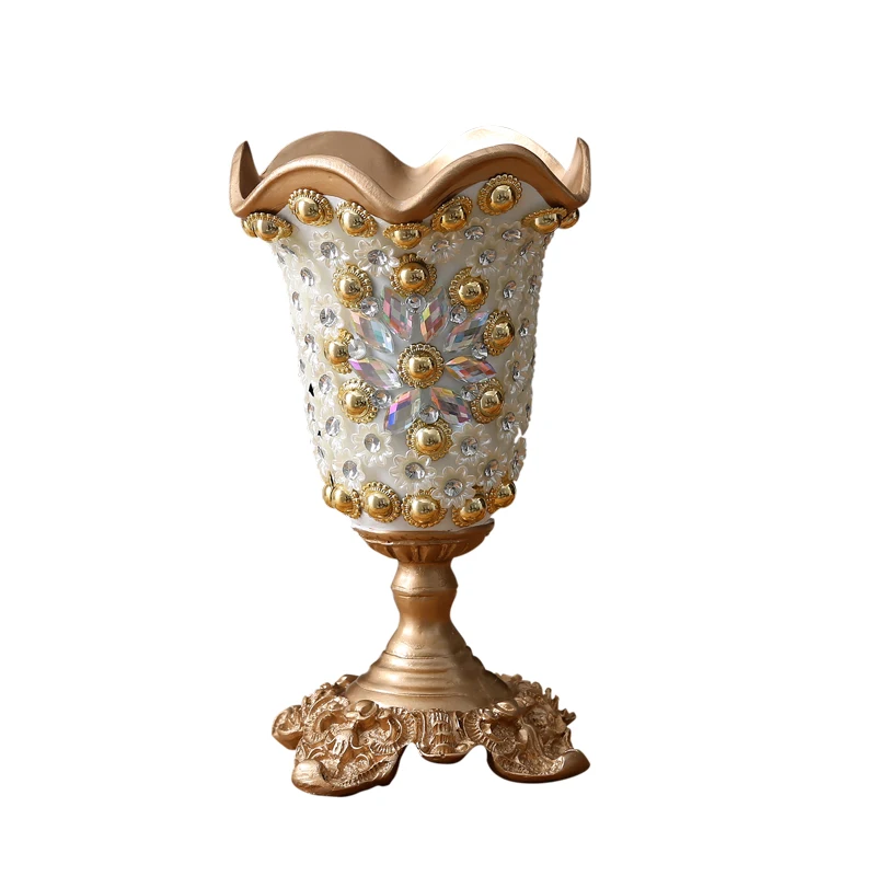 Buy Diamond Resin Vase European Creative Resin Vase