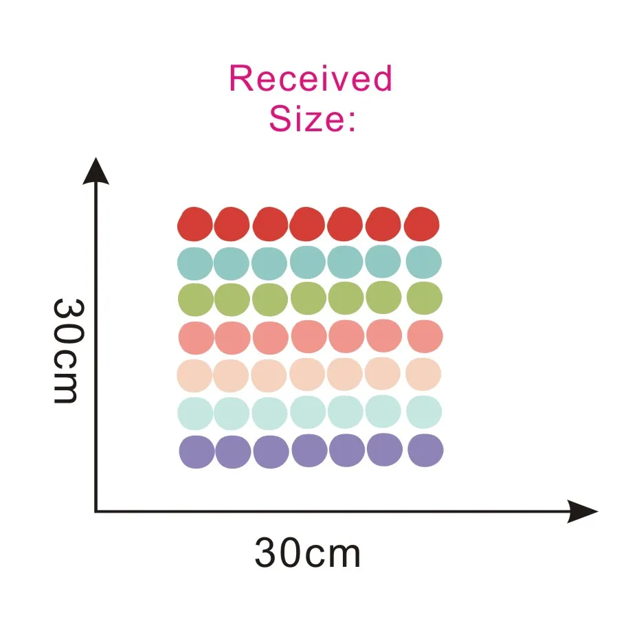 Цветные настенные наклейки в горошек, современные детские наклейки, сделай сам, детские обои, ПВХ, высокое качество, настенные наклейки, детская комната, домашний декор - Цвет: CCS4005J