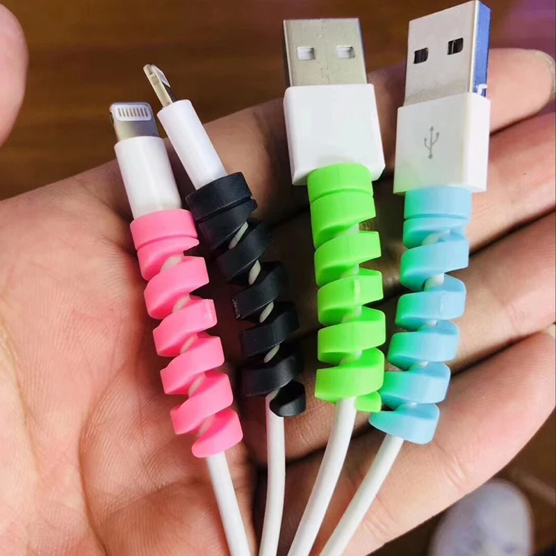 30 шт. устройство для намотки кабеля USB протектор для кабеля наушников зарядное устройство для iphone 5/5/6/7/8/X для Huawi samsung защита кабеля