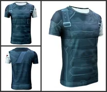 TOP sale Men Boys Compression T-shirt Tight Weight Lifting Base Layer Running Training Body building Fitness Top for Men Shirt
