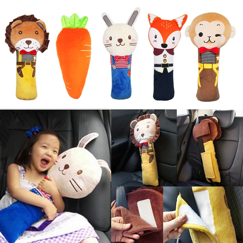 Auto Child colorful Safety belt for cars Shoulder Protection car-styling pad on the seat belt cover seat belts pillow