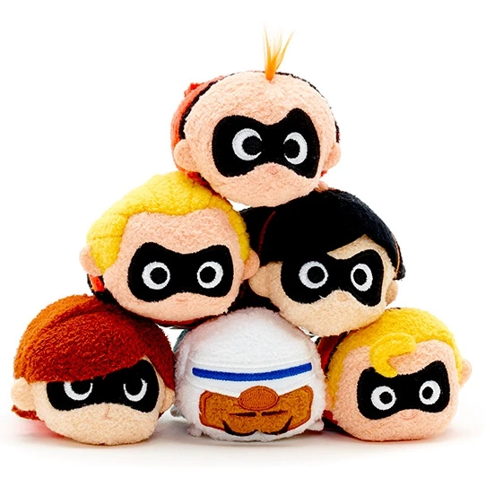 

Tsum Tsum Mini Plush The Incredibles Jack Violet Edna Dash Cute Smartphone Screen Cleaner Girls Kids Toys for Children