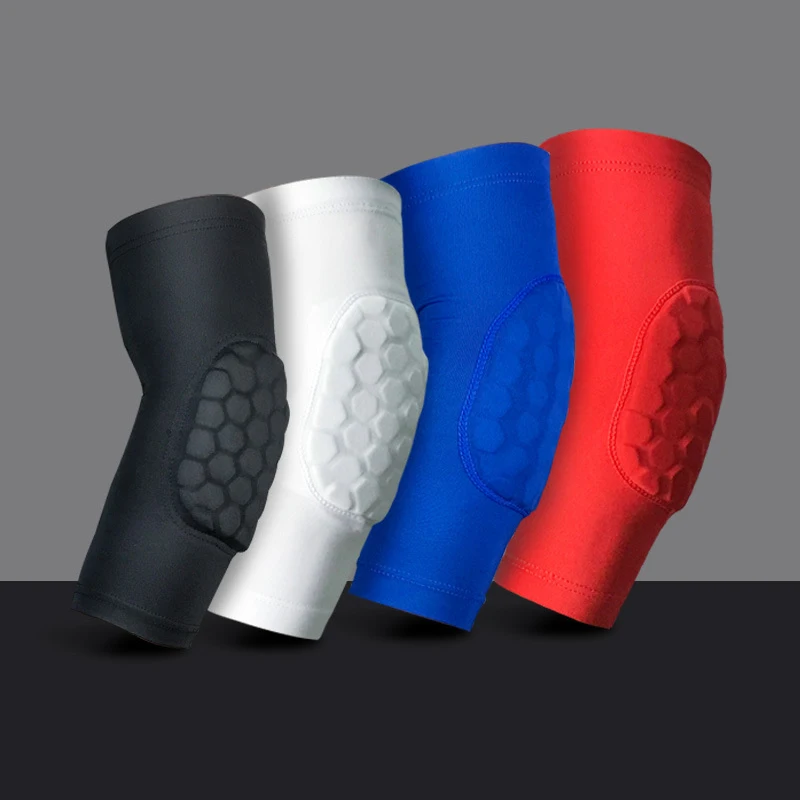 

1pc Sport Gym Fitness Elbow Sleeve Pads Elastic Arm Joint Protector Paded Support Basketball Volleyball Absorb Sweat Protection