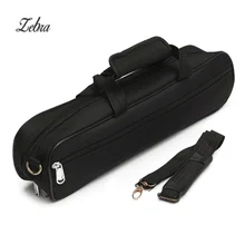 Water-resistant Western Concert Flute Case Cover Oxford Cloth Gig Bag Box with Adjustable Shoulder Strap For Musical Instruments
