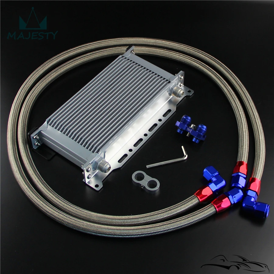 

19 rows OIL COOLER KIT Fits For BMW E36 E46 E82 E90 E92 E93 w/Mounting Bracket