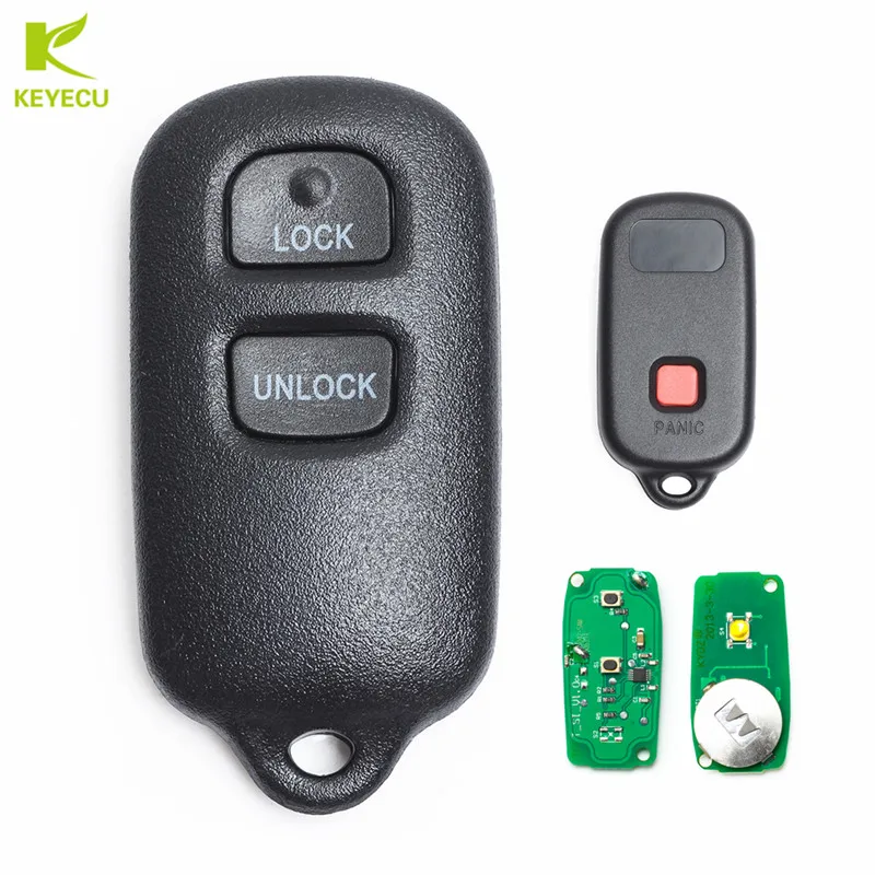 Car Key Fob Keyless Remote Grey For 2000 2001 Toyota Tundra Auto Parts