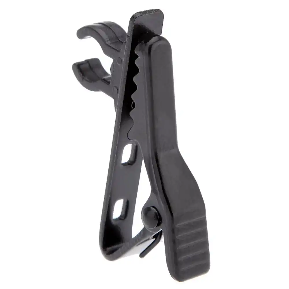 Gesh 4 x miniphone lapel tie clip for Lapel Lavalier Mic Black