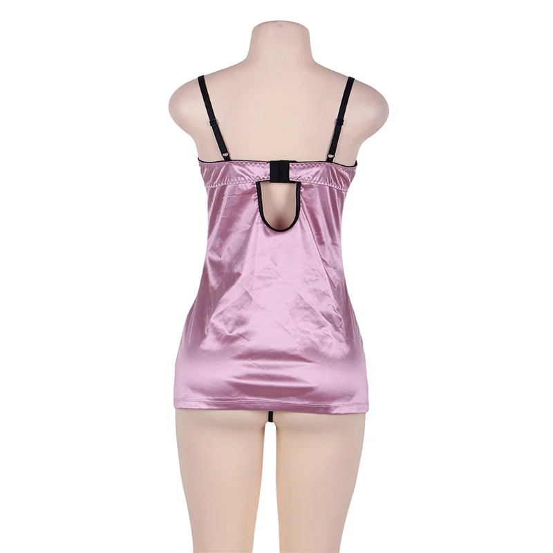 Babydoll сексуальное женское белье платье плюс размер сорочка роковой открытый