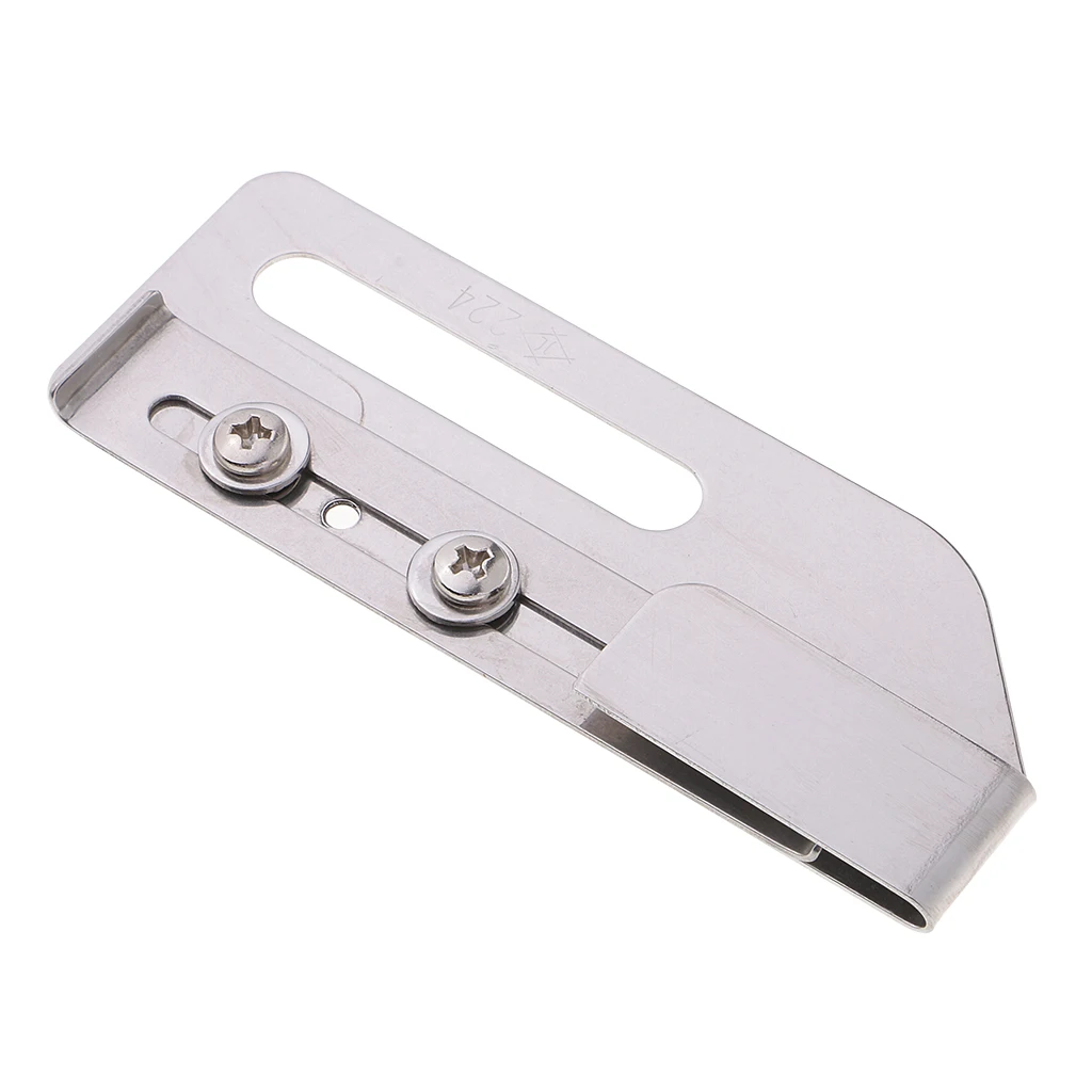 DAYU224 Adjustable Cloth Guide Knitwear Collar Binding Industrial Sewing Machine Parts for 2 or 3 Needle CoverStitch Machine