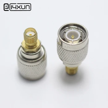 

1PCS Gold-plated TNC Male Plug to SMA Female jack PCB Mount connector TNC-SMA-JK RF adapter