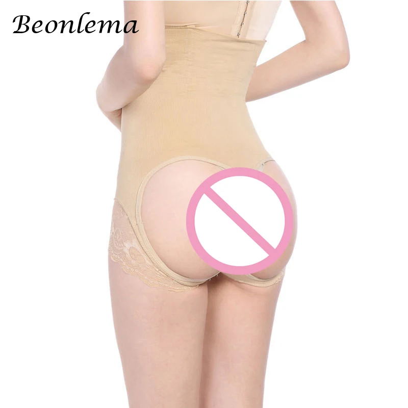 

Beonlem Control Pants Butt Lifter Tummy Control Panties High Waist Belly Slimming Sheath 4 Steel Bone Shaper Butt Booty Enhancer