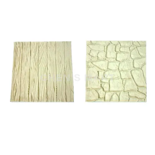 

New Arrival 1 lot/2pc Tree Bark & Rock Stone Impression Mold DIY Silicone Mould Cake Decoration Sugar Mold Baking Tools