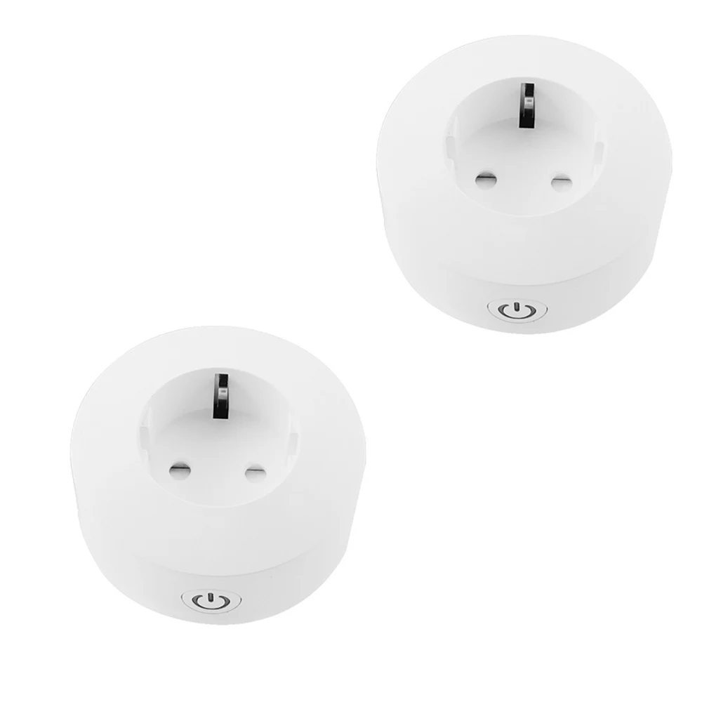 1/2/3 шт Smart Plug Wi-Fi умная розетка Мощность монитор ЕС 3 pin Франции Польша розетка работает с Google домашний мини-Alexa IFTTT - Цвет: 2pcs