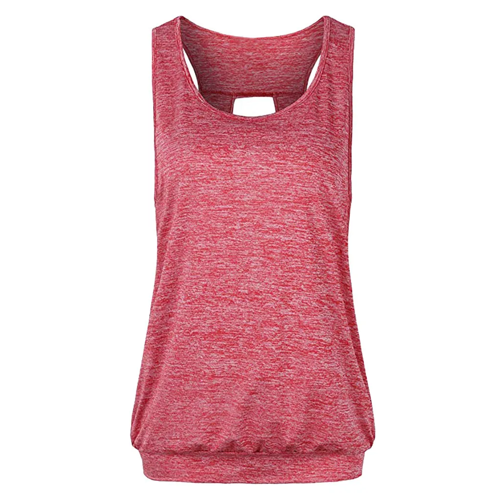 

Sexy Sports Top Shirt Women Fitness Clothing 2019 New Open Back For Running Workout Gym Sport Tank Tops Sports wear