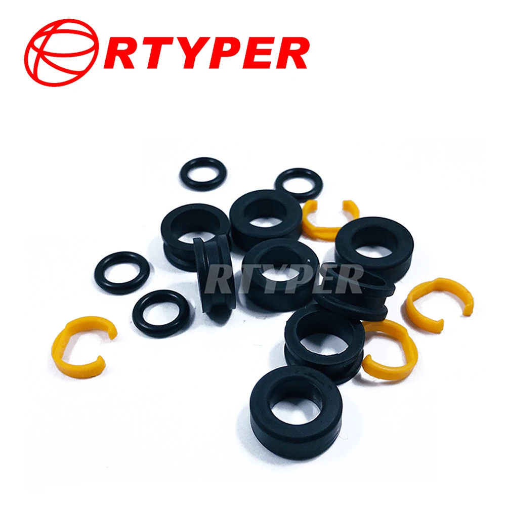 Four Sets Fuel Injector Repair Kit Micro Filter Oring Plastic Gasket Pintle Cap 02306 For Bosch | Автомобили и мотоциклы