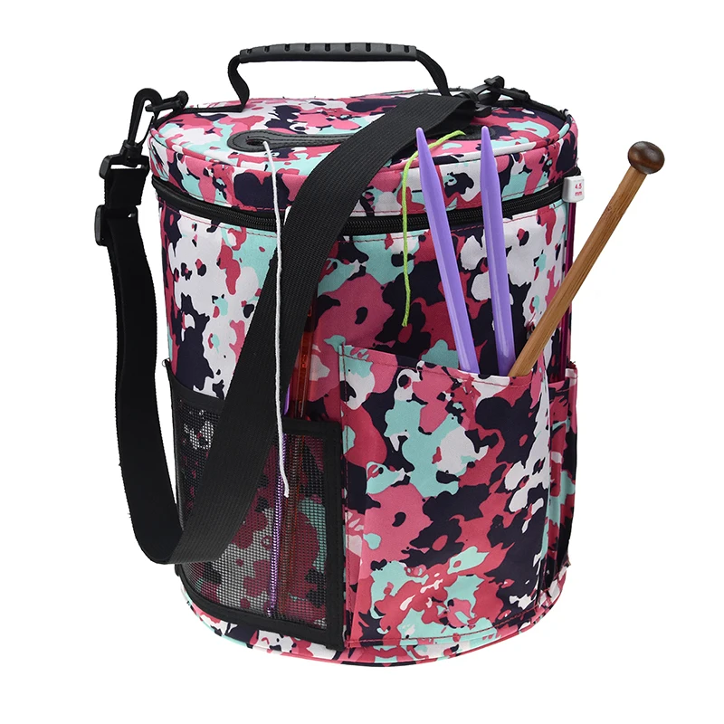 Looen Brand Practical Yarn Case Yarn Storage Knitting Yarn Bag Big Capacity Women Mom Home Crochet Hook Thread Yarn Storage Bag  (10)