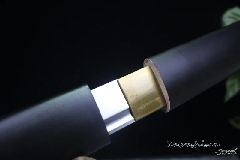 Прямая японская самурайская Катана из стали T10/вакизаси настоящий меч закаленной