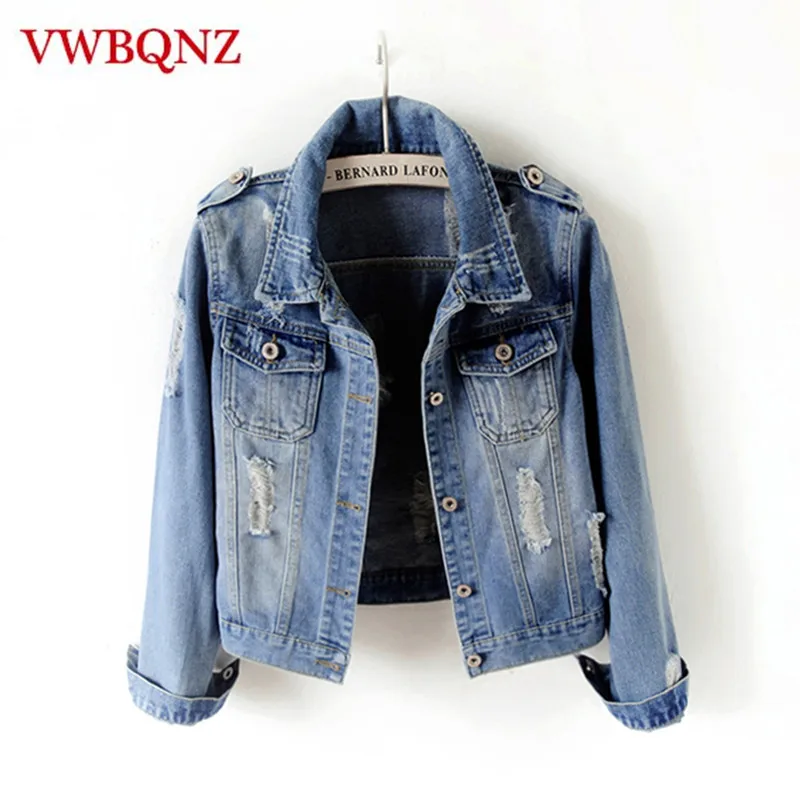 

Plus Size 5XL 6XL Oversize Denim Jacket Women Tops 2018 Fashion Spring Slim Cotton Light Washed Long Sleeve Jeans Jacket Coats