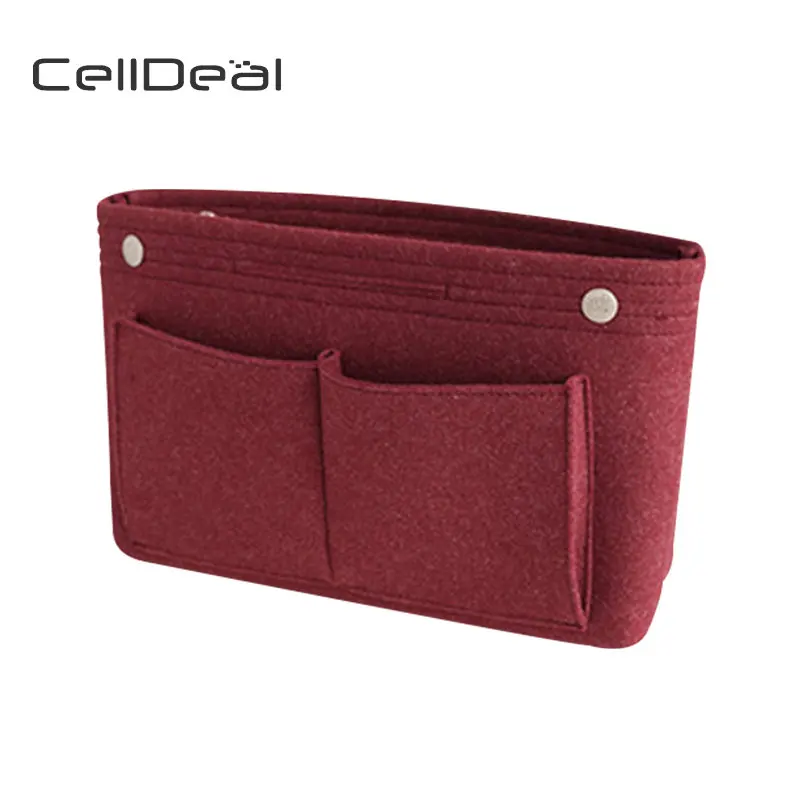 CellDeal High Quality Felt Bag in Casual Travel Multi-pockets Storage Liner Package Fashion Women Handbags | Багаж и сумки