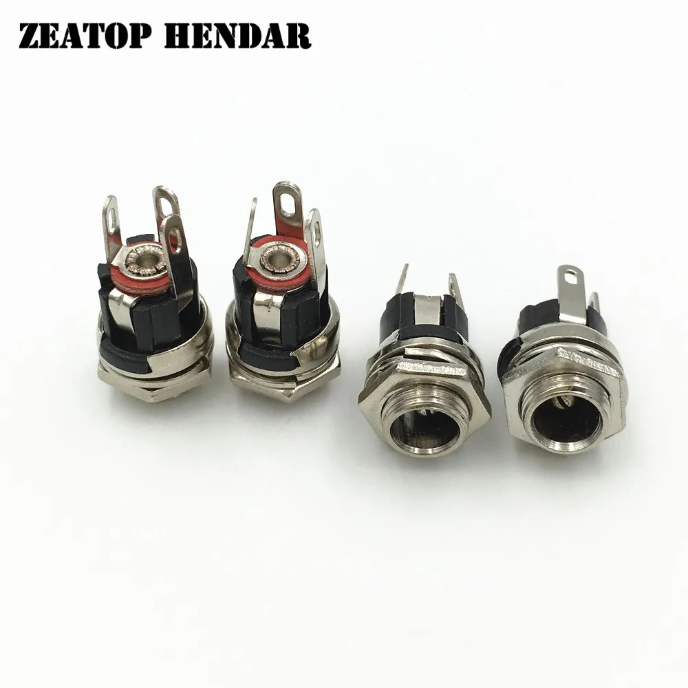 20PCS 5.5 x 2.1 mm DC Power Supply Jack Socket Female Panel Mount Connector