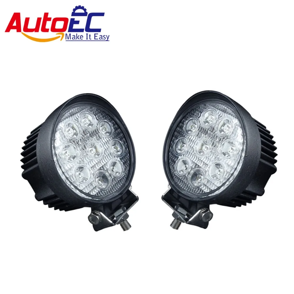

AutoEC led working light round light 9LED * 3W 27W high power High Quality for 4X4 SUV #LX08