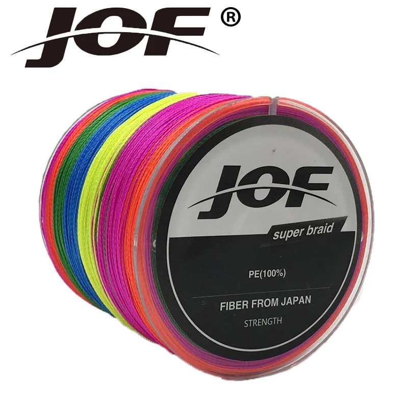 JOF 8 нитей соткет 300 м очень сильный Япония Multifilament ПЭ 8 плетеная леска 15 20 30 40 50 60 80 120 150 200LB