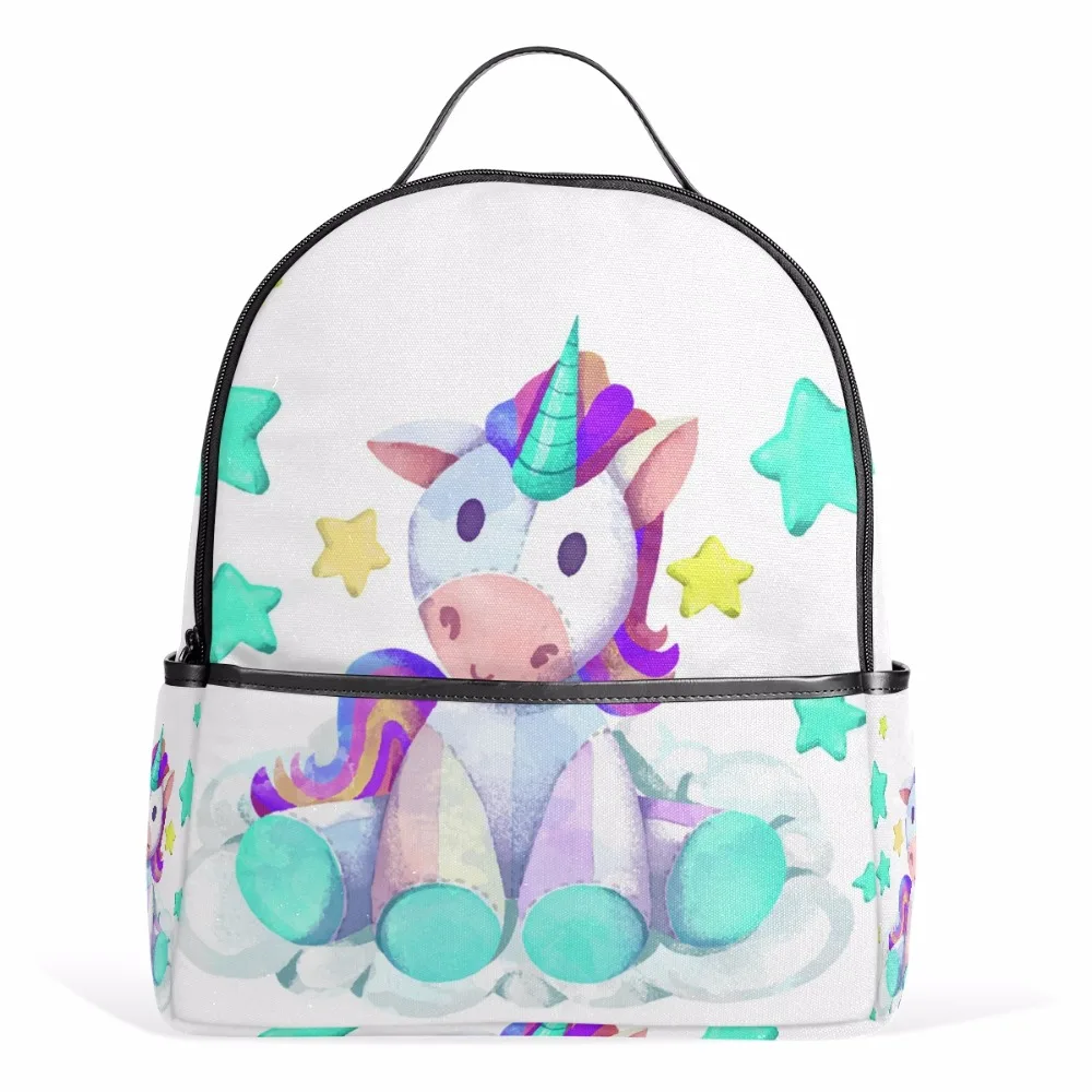Unicorn Printing Backpacks for Teenagers Boys Girls Kids Backpack School Bags 2018 New Arrival