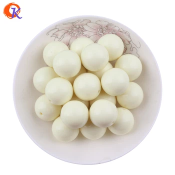 

S2 Cordial Design 20MM 100pcs/Lot New Ivory Chunky Gumball Bubblegum Acrylic Solid Beads Colorful Chunky Beads For Jewelry