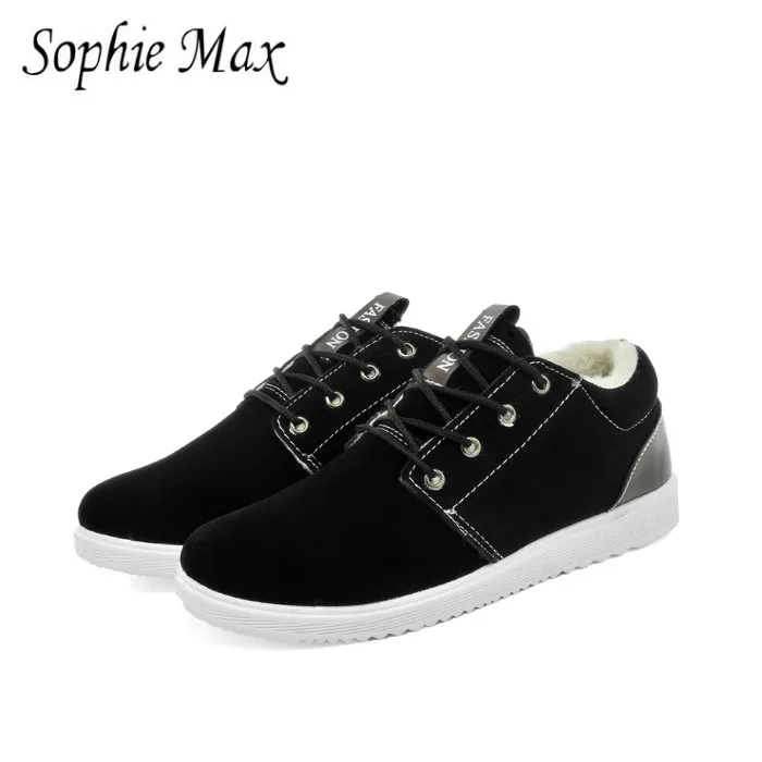Софи Макс Новое поступление Зима плюс кашемир Мужская обувь утолщение теплый
