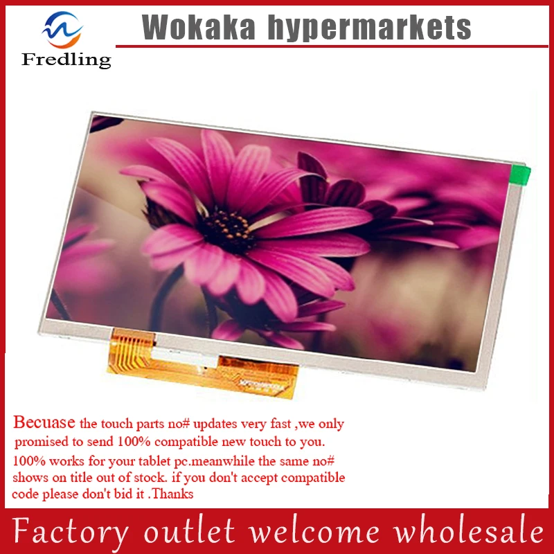 

New LCD display For 7" Irbis TZ717 3G TZ 717 FY07027DH26D305-1-FPC1-B Tablet inner LCD Screen Glass