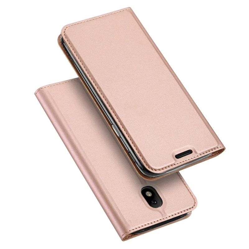 Rose Gold Мода кожаный чехол для Samsung Galaxy J5() чехол роскошные отделения для карточек Чехлы-перевёртыши ТПУ чехол для Samsung Galaxy J5() j530f - Цвет: Rose Gold