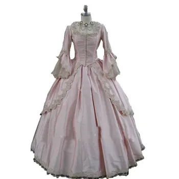 

1860S Victorian Corset Gothic/Civil War Southern Belle Ball Gown Dress Halloween dresses US 4-16 V-1188