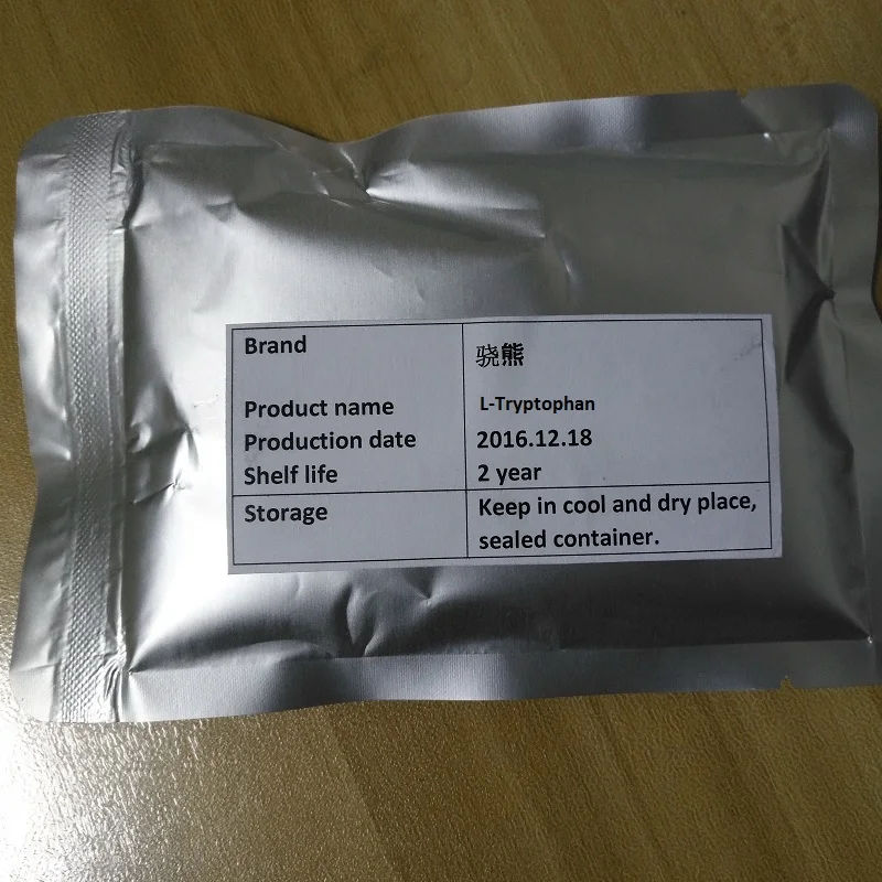 

100g/bag L-Tryptophan food grade 99% USA imported L Tryptophan