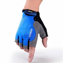 Нескользящие дышащие велосипедные перчатки Мужские Женские весенне-летние велосипедные короткие рукавицы для велоспорта Гелевые перчатки