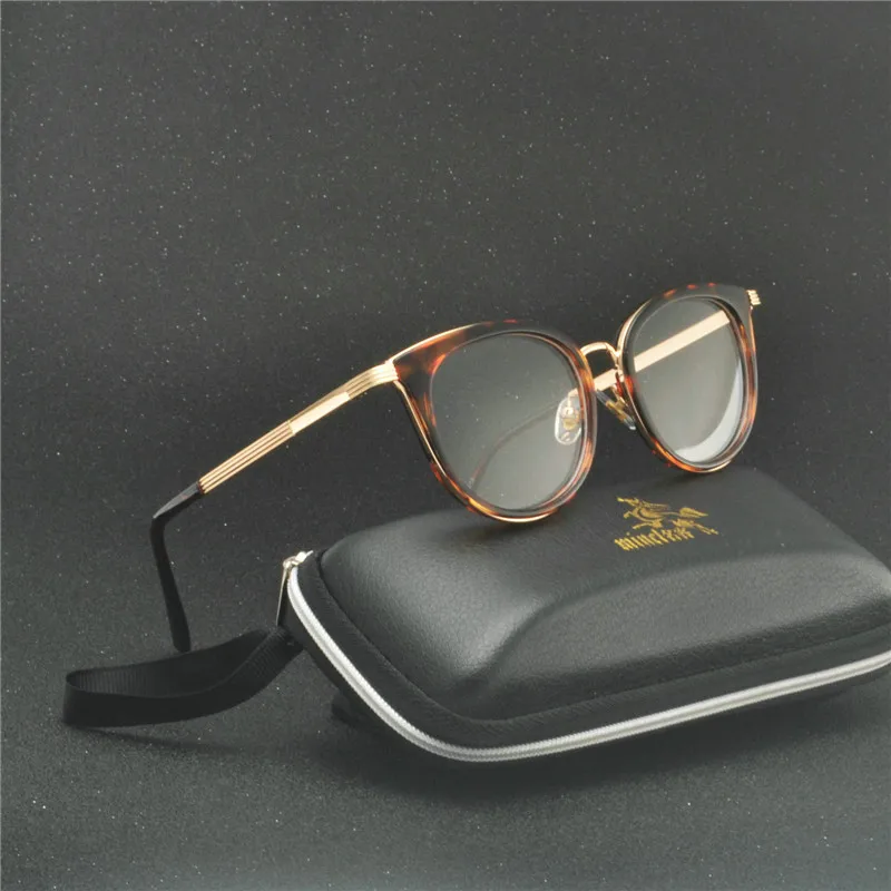 

MINCL Fashion Clear Glasses Frame Women Men Vintage cat Glasses Round Eye Glasses Female Transparent Optical Glasses Frames NX