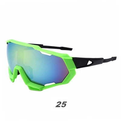 Лидер продаж, стильные спортивные солнцезащитные очки для мужчин, UV400, велосипедные очки, велосипедные солнцезащитные очки, женские очки, велосипедные солнцезащитные очки, Oculos Ciclismo - Цвет: 25