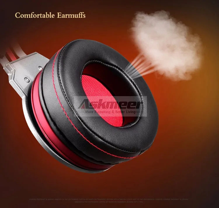 XIBERIA K5 Comfortable USB Over-Ear Pro Gaming Headset for PC with Surround Sound Flexible Microphone (7)