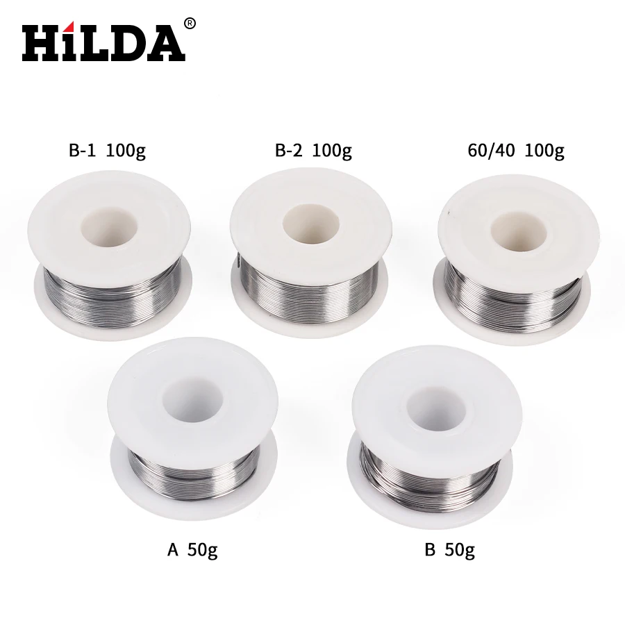 

HILDA Tin Lood Soldeer Core Flux Solderen Lassen Soldeertin Spool Reel
