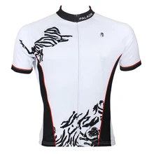 Для мужчин личности Зебра Велоспорт Джерси Белый Велосипедная форма полиэстер дышащий велосипед одежда Размеры S к XXXXXXL