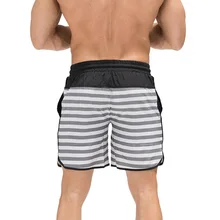 Мужские бег трусцой хлопок шорты улица, спортивный зал фитнес до икры спортивные брюки человек Новые короткие брюки