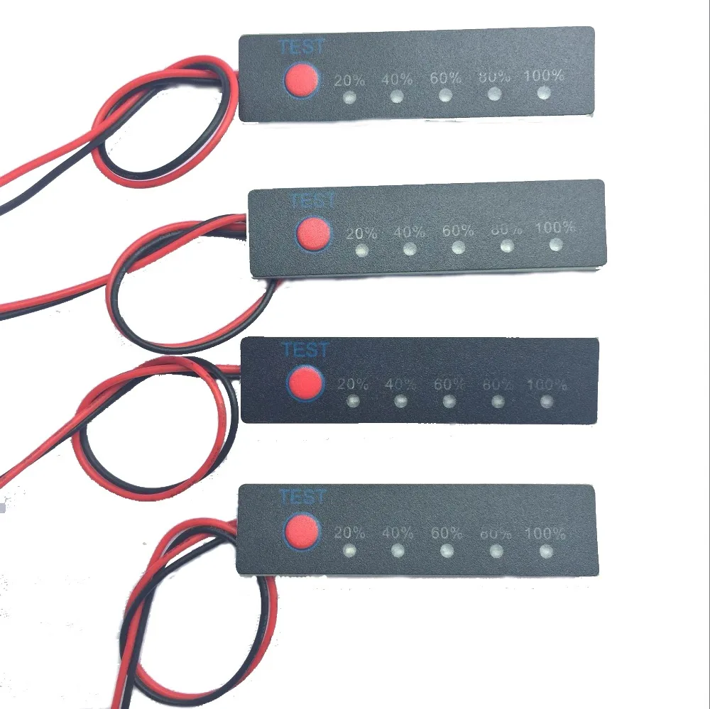 

2 series to 16 series lithium ion battery pack battery level display battery capacity monitor tester display board
