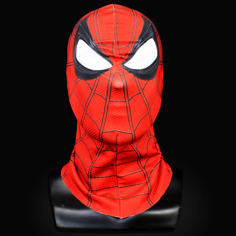 Человек-паук Питер Паркер маски Косплэй маска Человека-паука Человек-паук: В-паук стих костюмы Шлем Хэллоуин вечерние реквизит